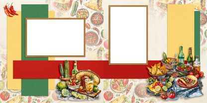 Cinco de Mayo EZ Quick Pages -  Digital Bundle - 10 Digital Scrapbook Pages - INSTANT DOWNLOAD