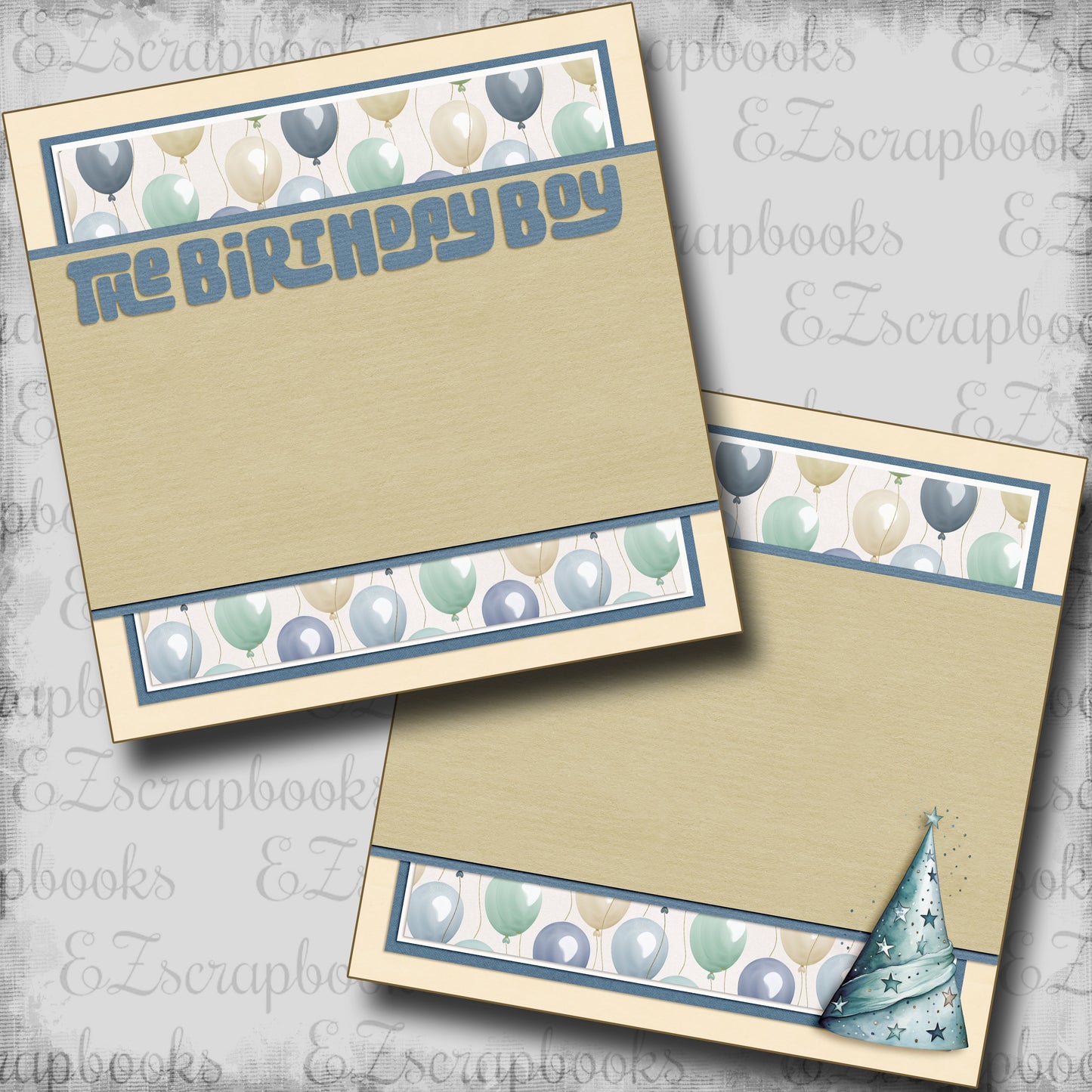 The Birthday Boy NPM - Scrapbook Layout - 25-629