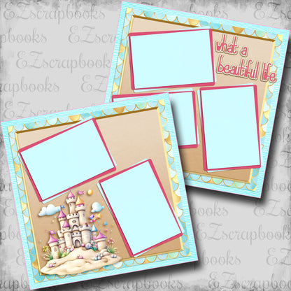 Summer Beautiful Life - Scrapbook Layout - 25-670