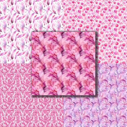 Pink Glam - 12X12 Scrapbook Paper Pack - 8756