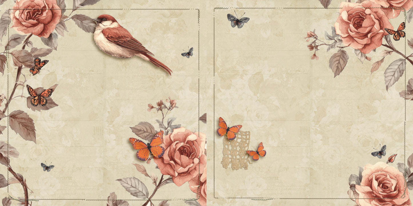 Time is a Treasure EZ Background Pages -  Digital Bundle - 10 Digital Scrapbook Pages - INSTANT DOWNLOAD