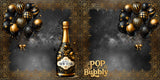 Black & Gold New Year Pop the Bubbly NPM - 23-951