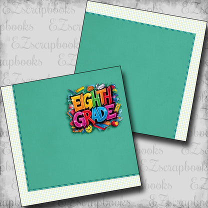 Eighth Grade Boy NPM - Scrapbook Layout - 25-725