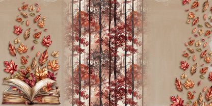 Fall Season EZ Background Pages -  Digital Bundle - 10 Digital Scrapbook Pages - INSTANT DOWNLOAD