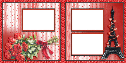 Valentine EZ Quick Pages -  Digital Bundle - 10 Digital Scrapbook Pages - INSTANT DOWNLOAD