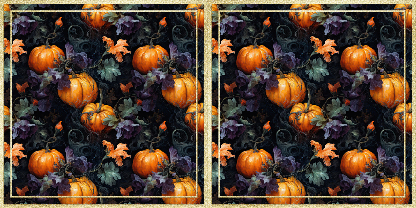 Rococo Halloween - EZ Background Pages -  Digital Bundle - 10 Digital Scrapbook Pages - INSTANT DOWNLOAD