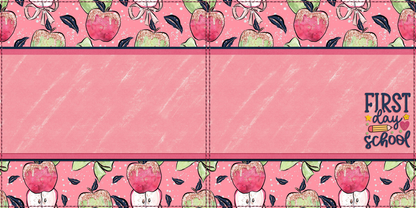 Back to School Pink EZ Background Pages -  Digital Bundle - 10 Digital Scrapbook Pages - INSTANT DOWNLOAD