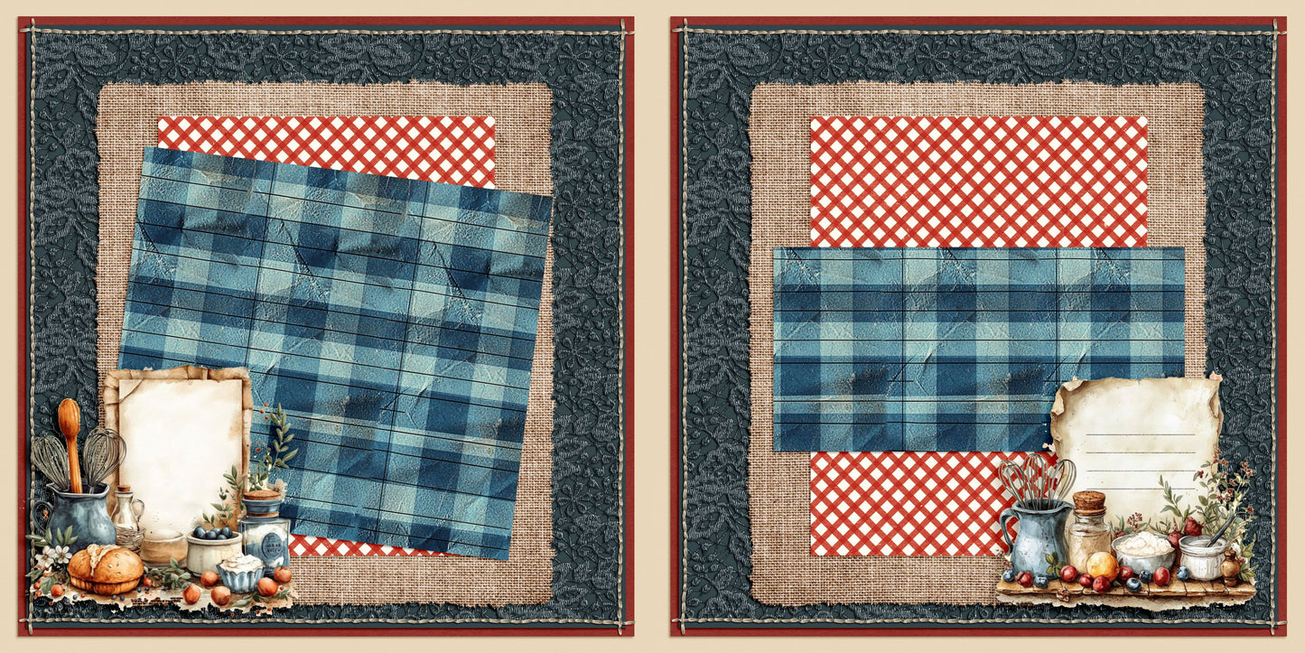 Family Recipes NPM - Scrapbook Layout - 25-799