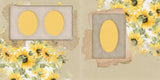 Sunflowers in Fall - Set of 5 Double Page Layouts - 1816