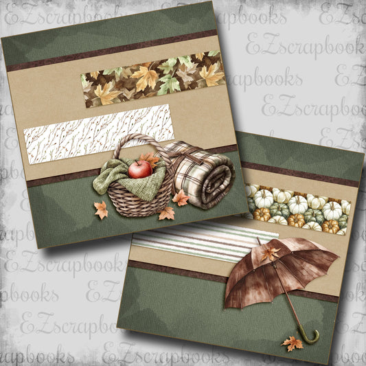 Autumn Gallery Blanket NPM - Scrapbook Layout - 25-815