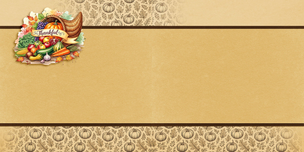 Give Thanks - Thanksgiving -EZ Background Pages -  Digital Bundle - 10 Digital Scrapbook Pages - INSTANT DOWNLOAD