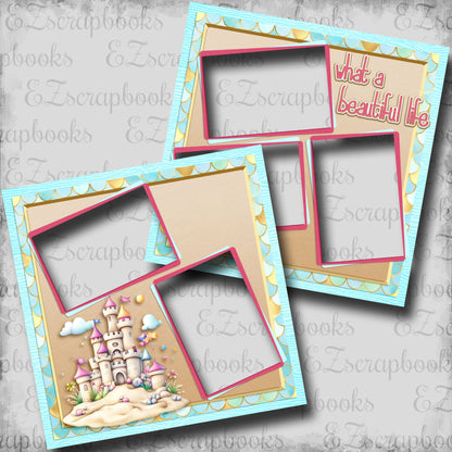 Beautiful Life - EZ Digital Scrapbook Pages - INSTANT DOWNLOAD