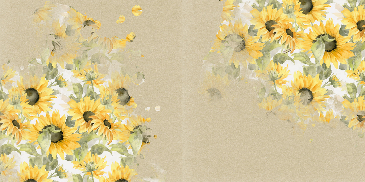 Sunflowers in Fall NPM - Set of 5 Double Page Layouts - 1817