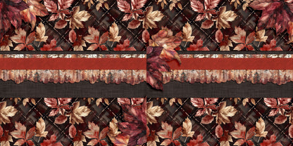 Fall Season EZ Background Pages -  Digital Bundle - 10 Digital Scrapbook Pages - INSTANT DOWNLOAD