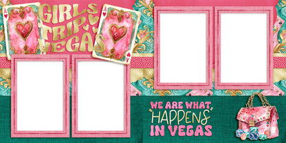 Girls Trip Vegas - EZ Digital Scrapbook Pages - INSTANT DOWNLOAD