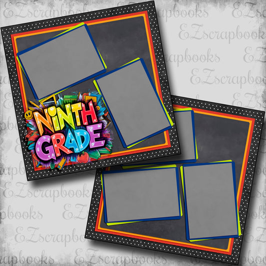 Ninth Grade Boy - Scrapbook Layout - 25-726