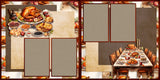 Thanksgiving Traditions - Set of 5 Double Page Layouts - 1834