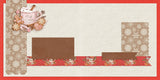 Christmas Kitchen - EZ Background Pages -  Digital Bundle - 10 Digital Scrapbook Pages - INSTANT DOWNLOAD