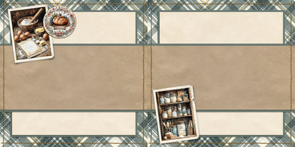 From Scratch Pantry NPM - Baking - Set of 5 Double Page Scrapbook Layouts - 25-1079