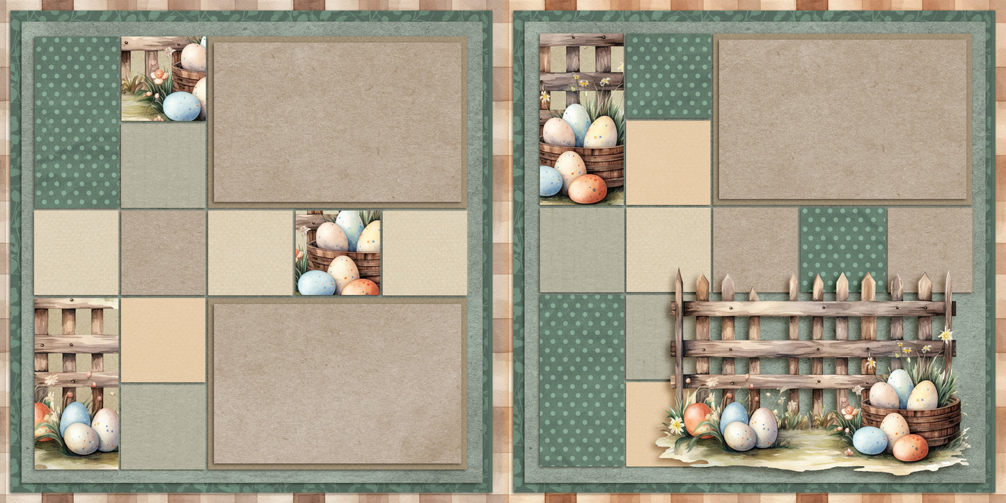 Neutral Easter Fence - 24-238