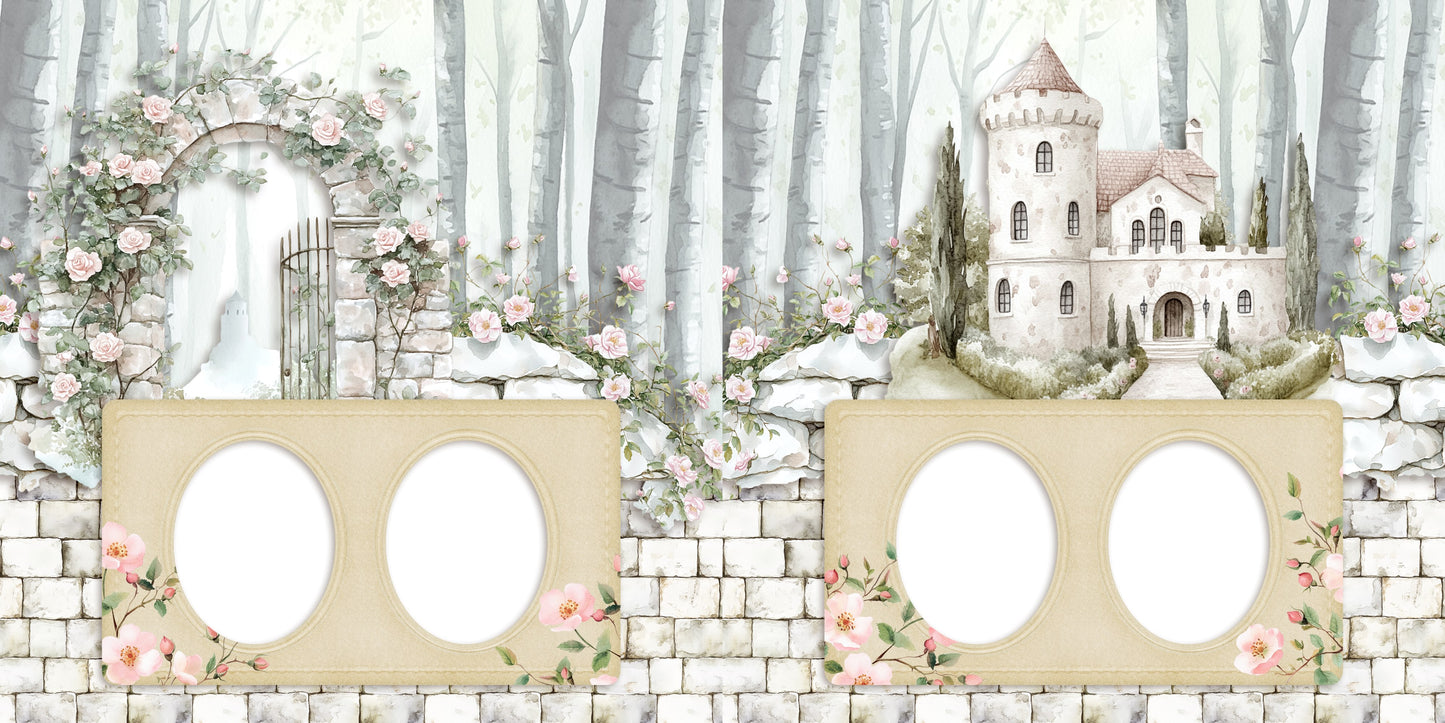 Enchanted Dream EZ Quick Pages -  Digital Bundle - 10 Digital Scrapbook Pages - INSTANT DOWNLOAD