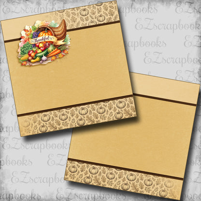 Thankful Bounty NPM - Scrapbook Layout - 25-899