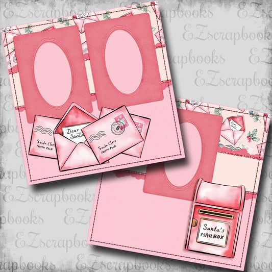 Dear Santa Letters - Scrapbook Layout - 24-862