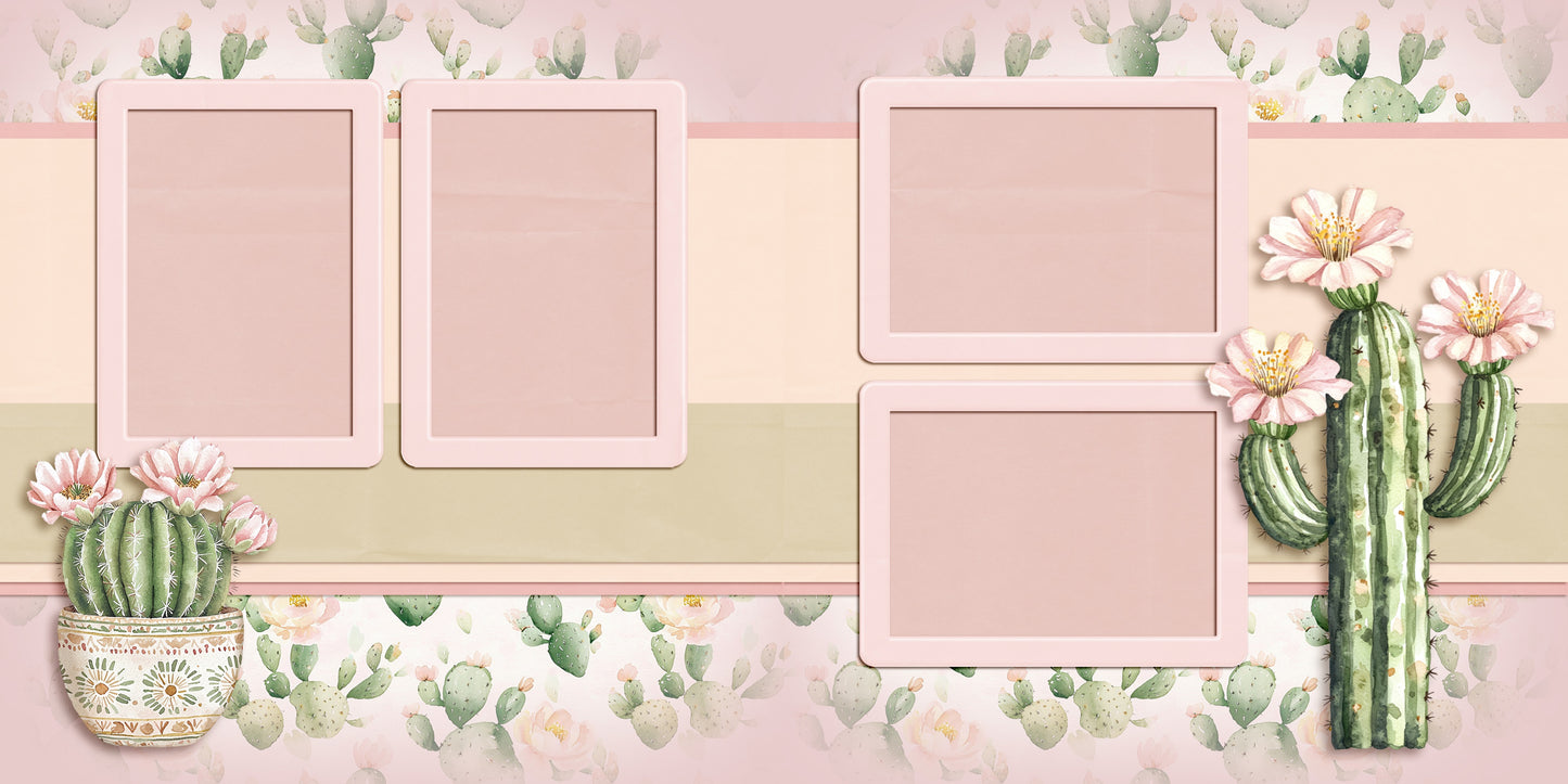 Viva Mexico - Set of 5 Double Page Scrapbook Layouts - 25-1046