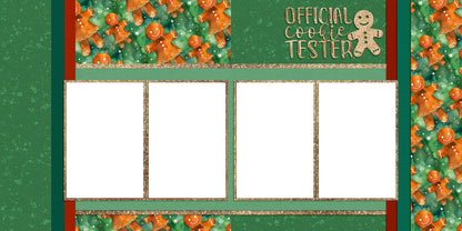 Official Cookie Tester - EZ Digital Scrapbook Pages - INSTANT DOWNLOAD