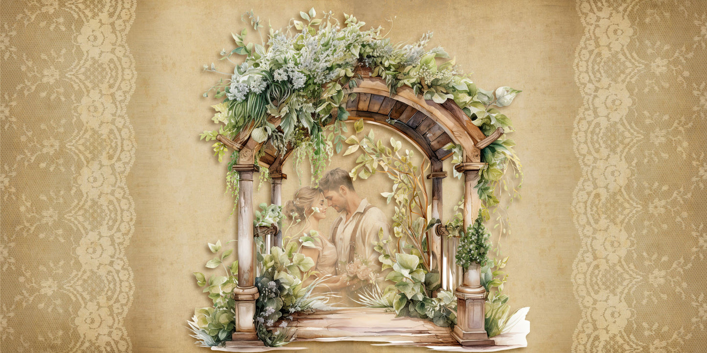 Wedding Arch w Couple NPM - 23-117