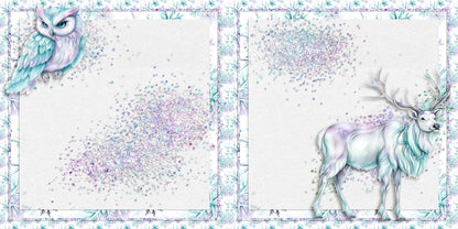 Polar Lights EZ Background Pages -  Digital Bundle - 10 Digital Scrapbook Pages - INSTANT DOWNLOAD