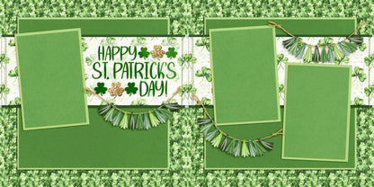 Lucky Cottage - Set of 5 Double Page Scrapbook Layouts - 25-1026