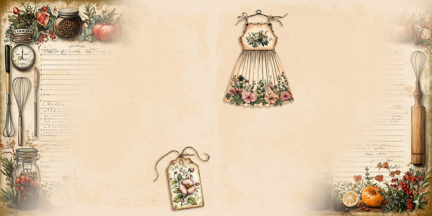 Baking Essentials NPM - Scrapbook Layout - 25-797