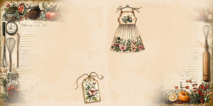 Baking Essentials NPM - Scrapbook Layout - 25-797