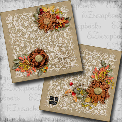 Let's Get Cozy NPM - Scrapbook Layout - 25-869