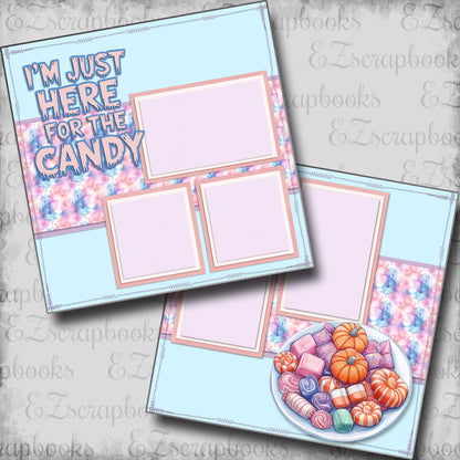 Spooky Movie Candy - Scrapbook Layout - 24-834