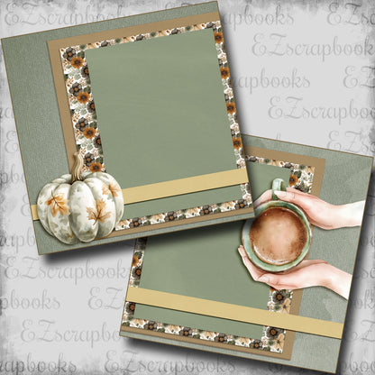 Autumn Gallery Warm Up NPM - Scrapbook Layout - 25-817