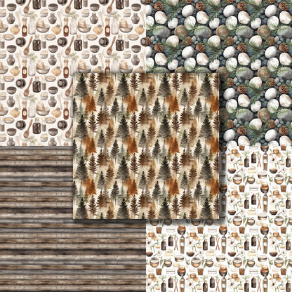 Rest & Relax Cabin 12X12 Paper Pack - 8753