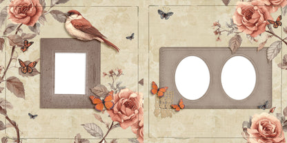 Time is a Treasure EZ Quick Pages -  Digital Bundle - 10 Digital Scrapbook Pages - INSTANT DOWNLOAD