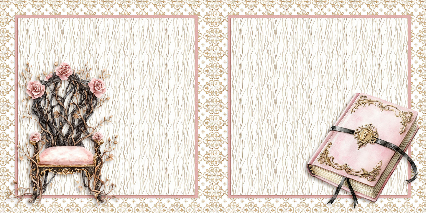 Enchanted Dream EZ Background Pages -  Digital Bundle - 10 Digital Scrapbook Pages - INSTANT DOWNLOAD