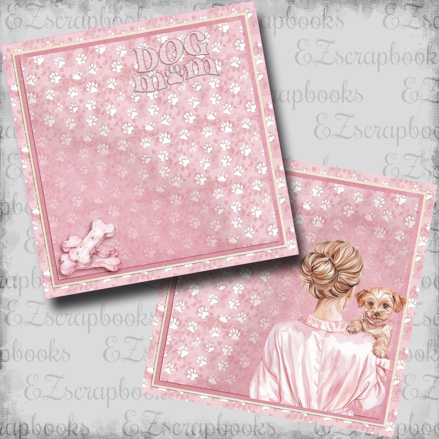 Dog Mom NPM - Scrapbook Layout - 25-069