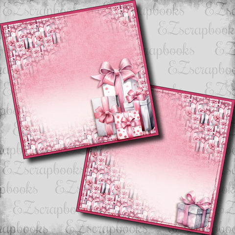 Pink & Silver Christmas Gifts NPM - 23-673