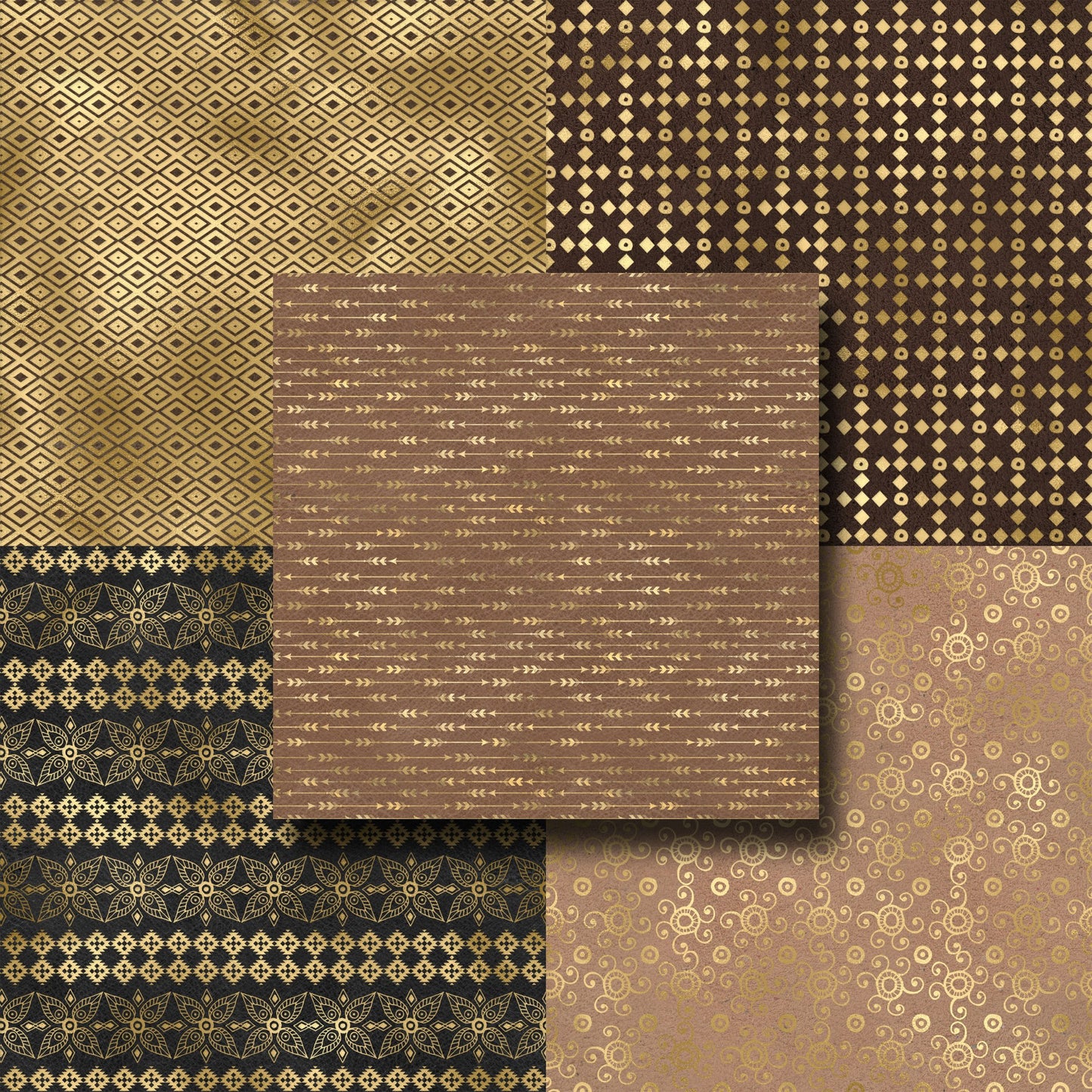 Bohemian Desert - 12X12 Scrapbook Paper Pack - 24-8015