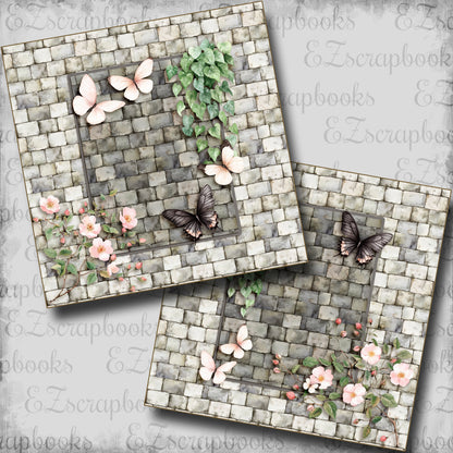 Enchanted Dream Stone Wall NPM - Scrapbook Layout - 25-781
