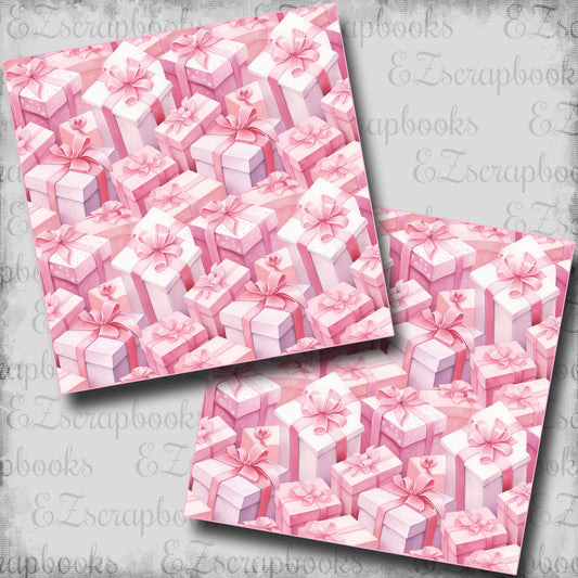 Mother's Day Pink Presents - Scrapbook Papers - 24-428