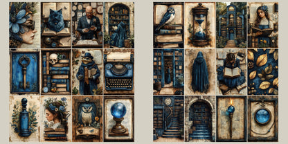 Library of Mysteries Cards - Clip Art Sheets CAS - 25-255