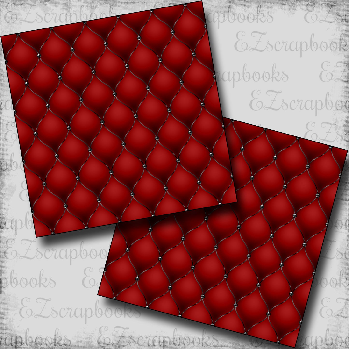 Vampire Tufted Pillow Red - Scrapbook Papers - 24-840