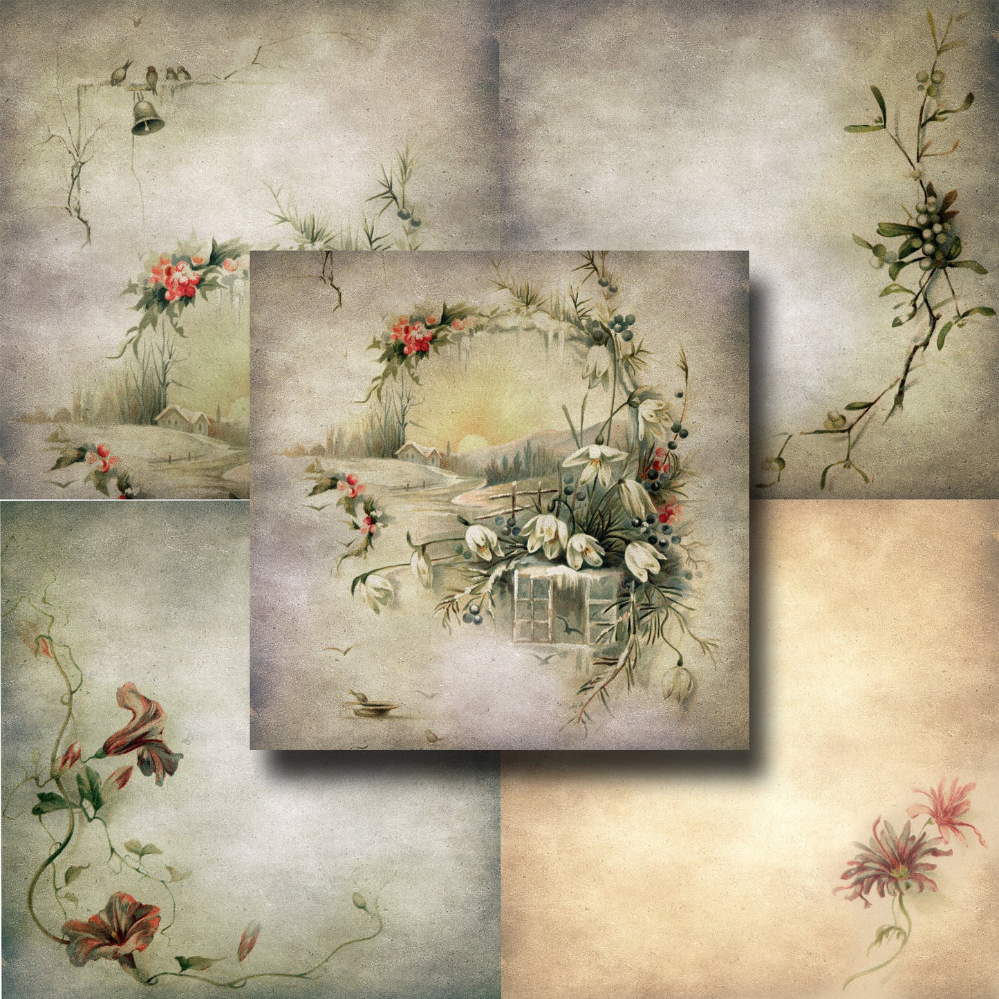 Memory of Flowers - Paper Pack - 8170