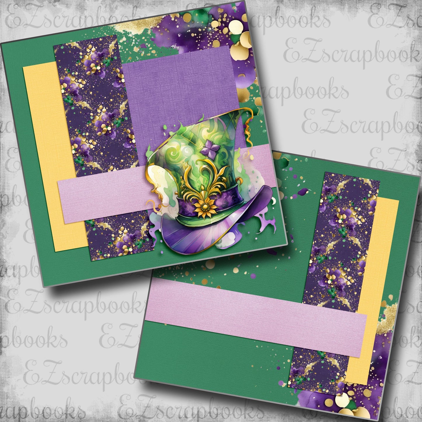 Mardi Gras Top Hat NPM - 24-171