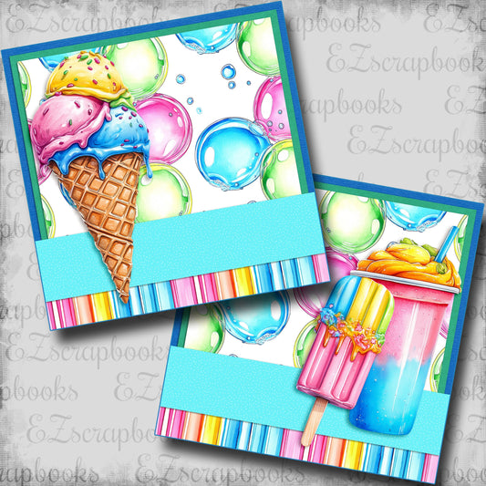 Cold Sweet Treats NPM - Scrapbook Layout - 25-757